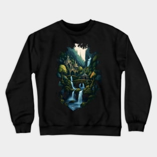 Valley Sanctuary - Last Homely Home - Fantasy Crewneck Sweatshirt